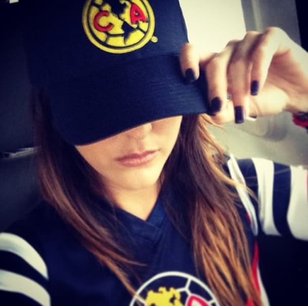 Patty López también es una fanática a muerte de América y celebró el título de Concacaf desde el estadio azteca