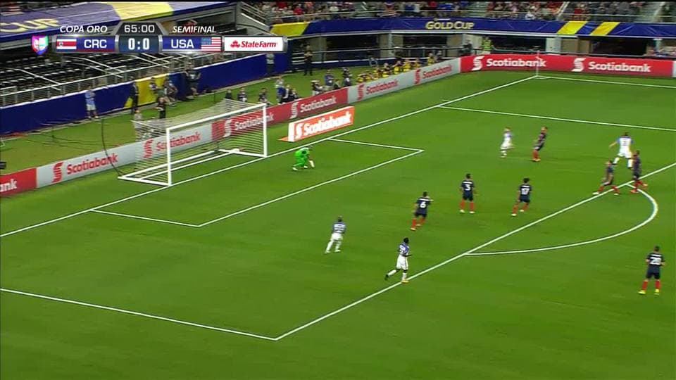 Pase de Darlington Nagbe,que marca el gol