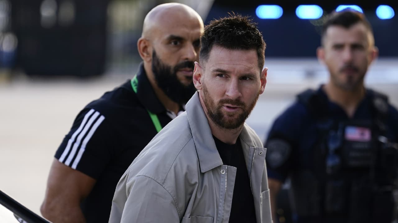 Messi estuvo presente en el duelo del Inter ante New York