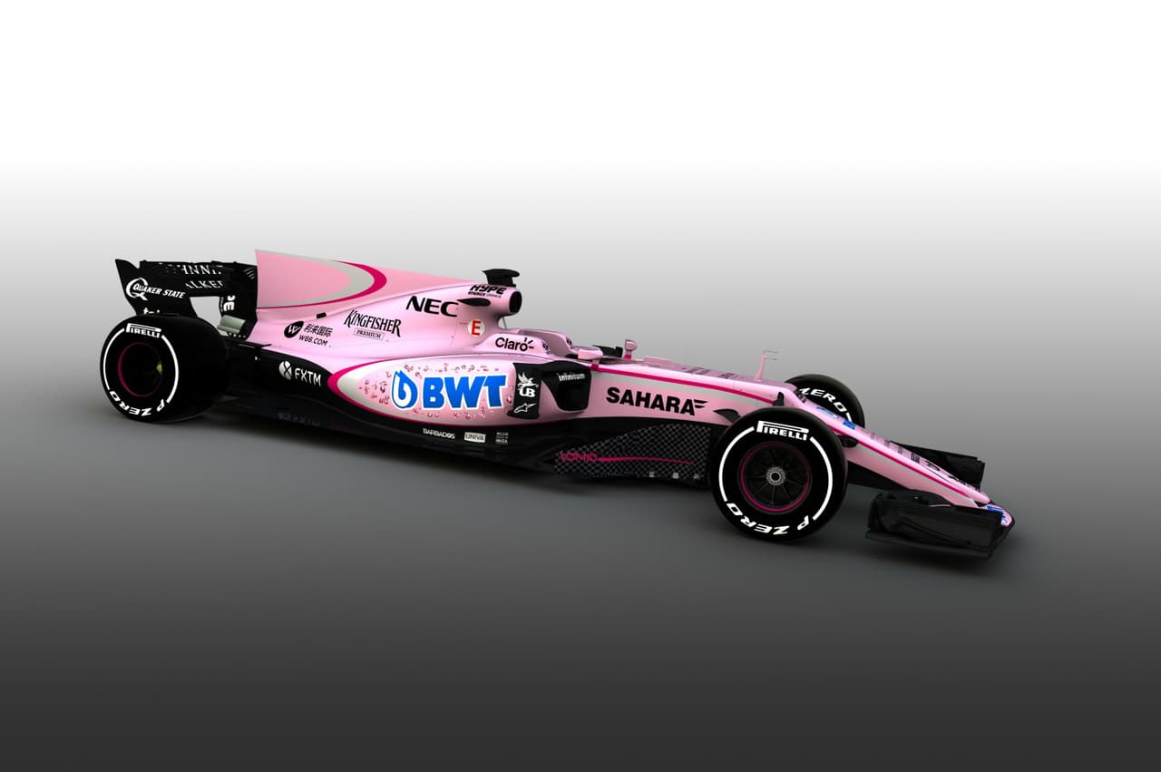 Este es el bólido de Force India para la temporada 2017.