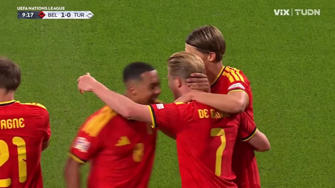 De Bruyne se luce con doblete en victoria de Bélgica sobre Turquía