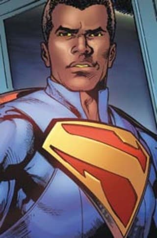 Esta sería una versión negra existente del personaje de Superman de los cómics de DC.