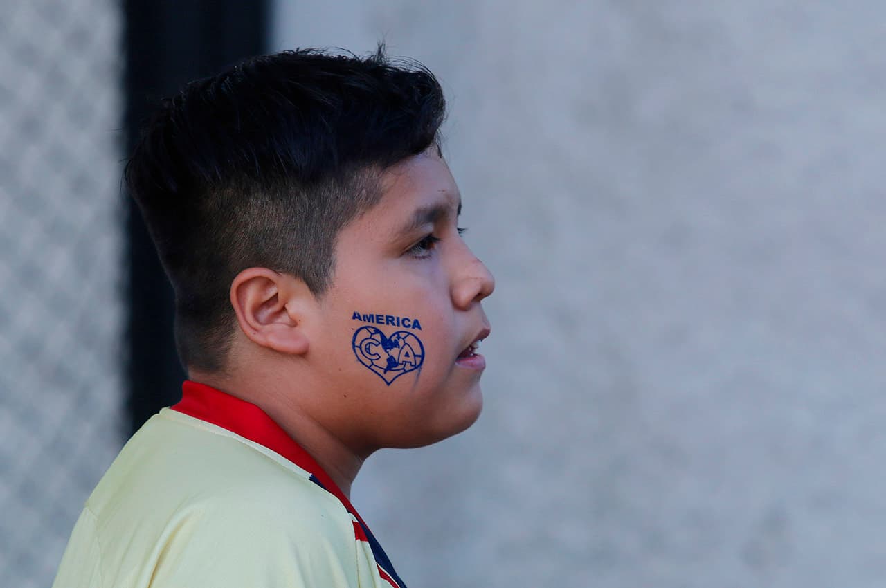 Los niños americanistas también hicieron presencia en Querétaro.