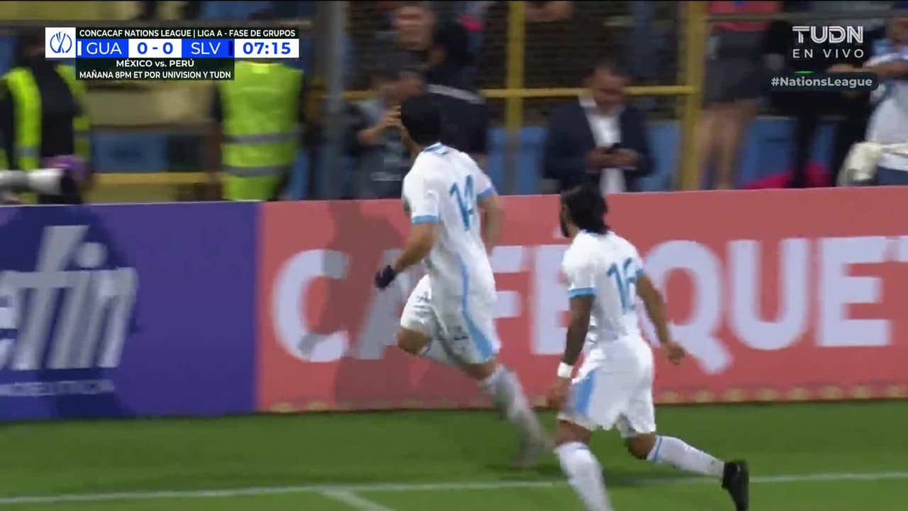 ¡El golazo con el que Guatemala madruga al Salvador en la Concacaf Nations League!