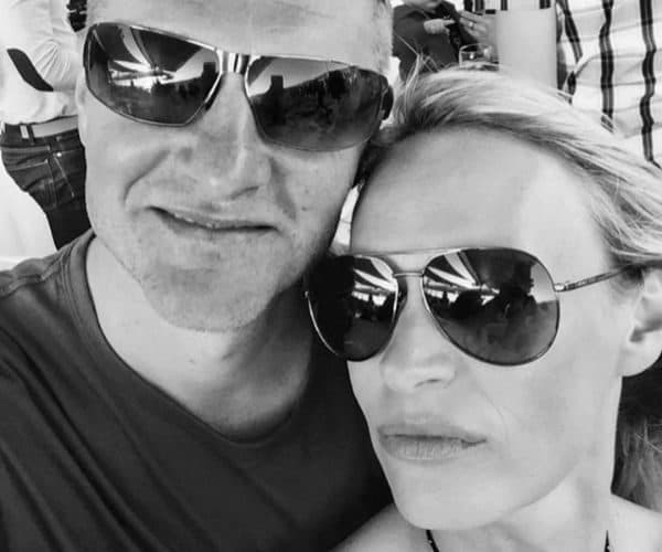 Lee Makel y su esposa Claire.