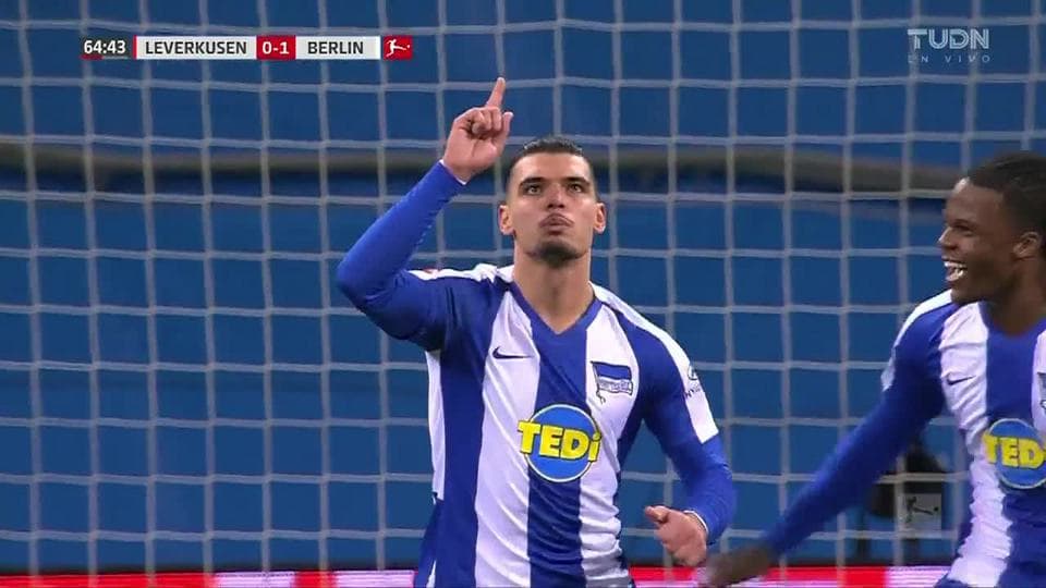 ¡GOOOL! Karim Rekik anota para Hertha BSC