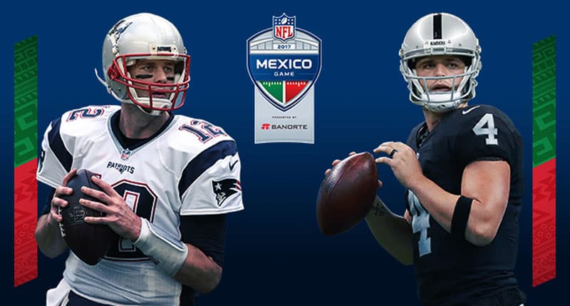  La NFL confirma duelo entre Oakland y New England para la temporada 2017 en el Estadio Azteca 
