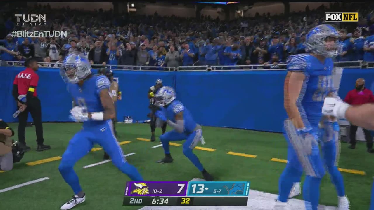 ¡Rugen los Lions! Bombazo de Jared Goff y D.J. Clark hace la recepción de TD