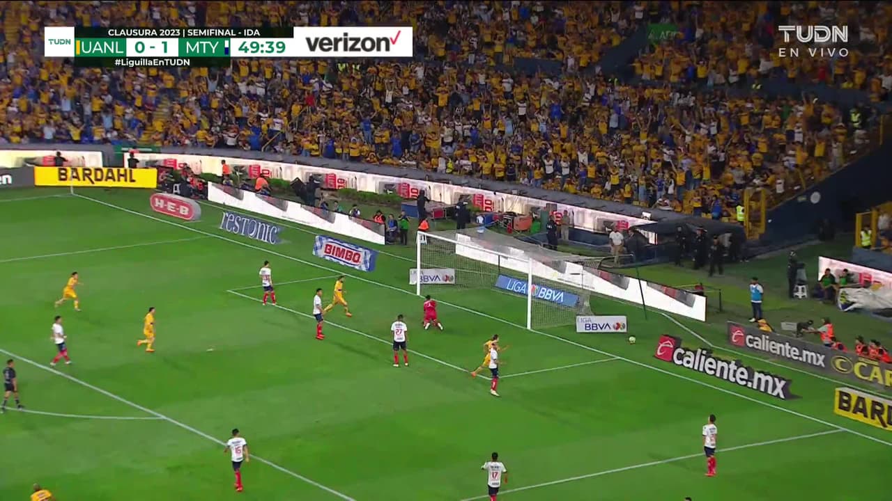 ¡GOOOL! Sebastián Córdova anota para Tigres.