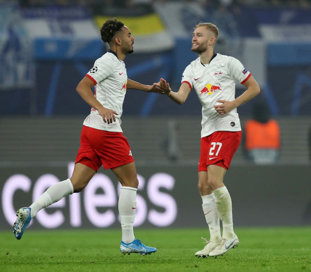 RB Leipzig 2-1 Zenit. Los alemanes vinieron de atrás para ganar en casa, con goles de Laimer y Sabitzer; por el Zenit ruso descontó Rakitskiy.
