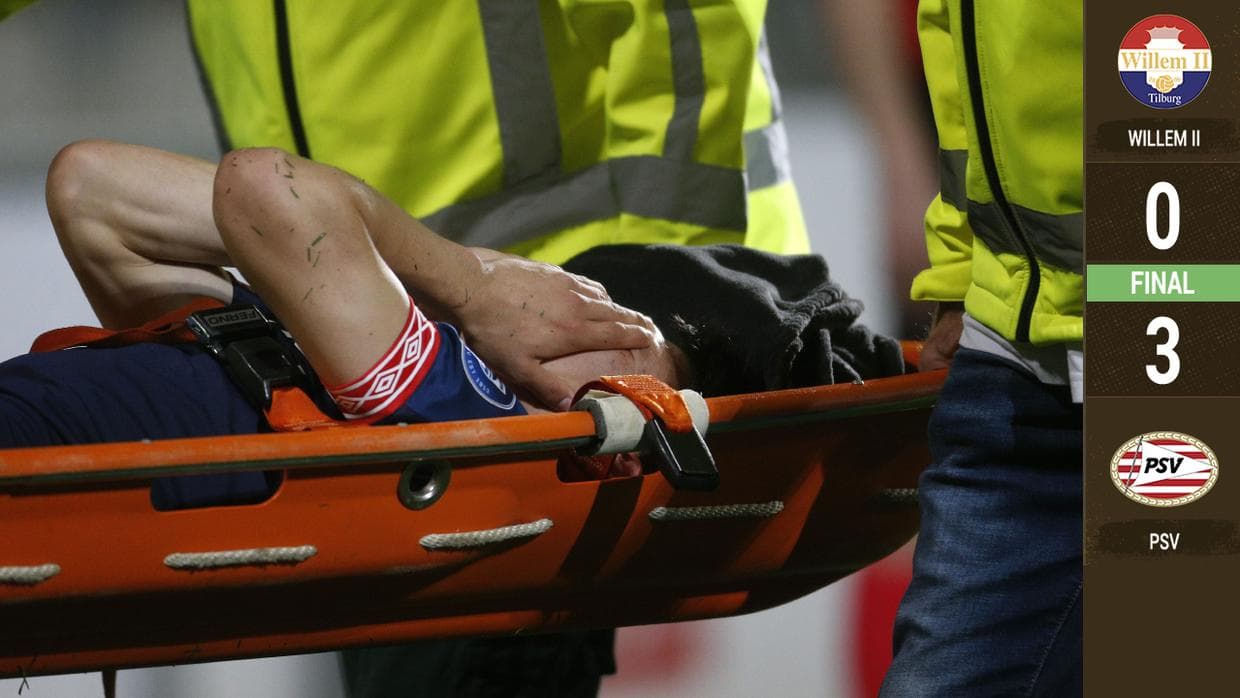 ALERTA ROJA: Chucky salió llorando lesionado en triunfo del PSV