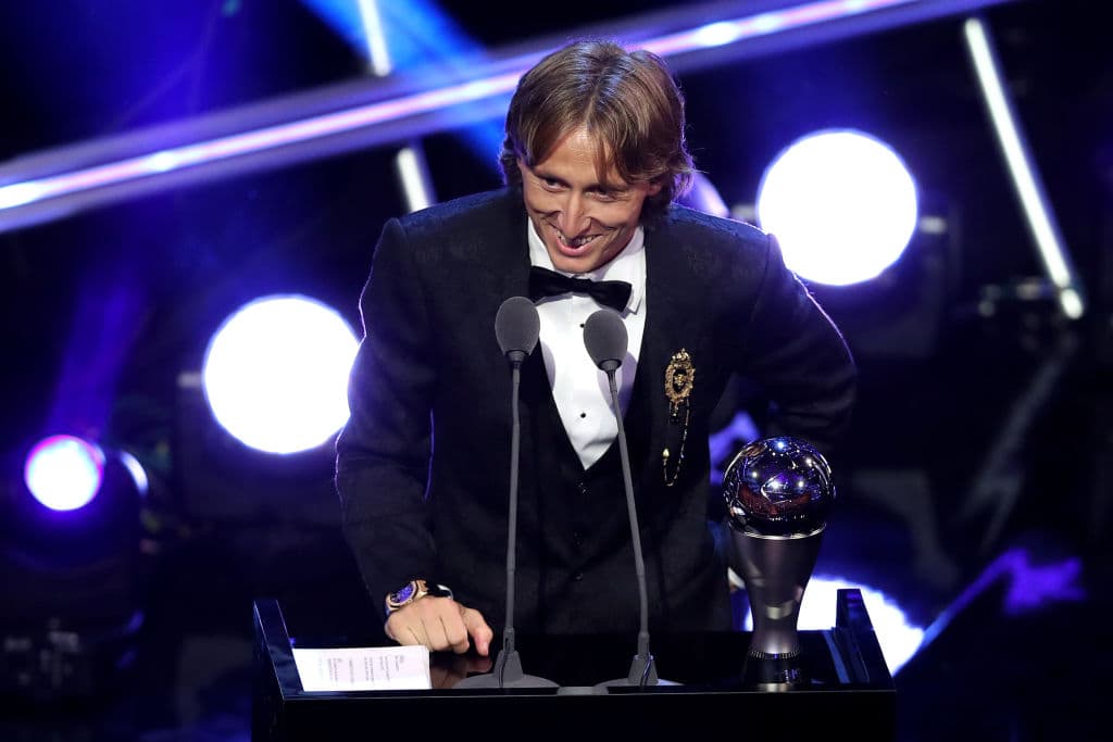 La premiación del croata Luka Modric como el Mejor Jugador de FIFA con el galardón de The Best marcó la ceremonia para los mejores de la temporada.