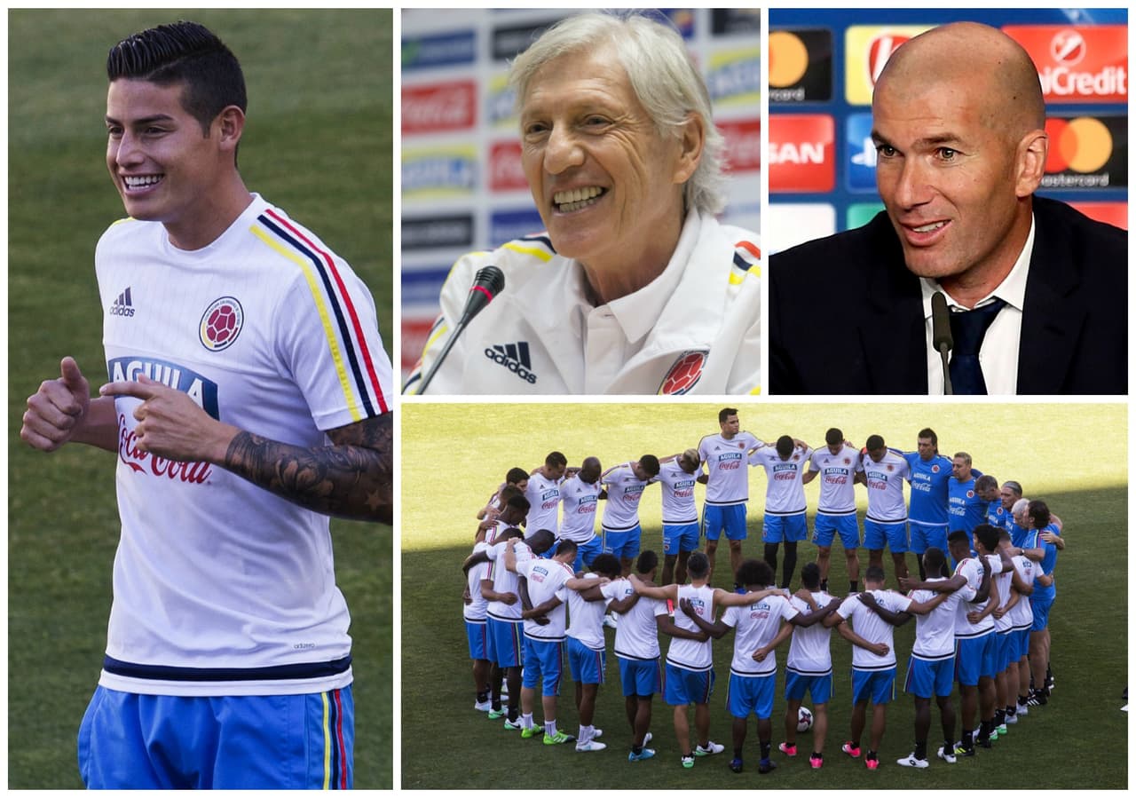 No fue buena la temporada para el cafetero
<i> </i>en el Real Madrid, pero siempre que se reúne con los de la selección su sonrisa vuelve a brillar.