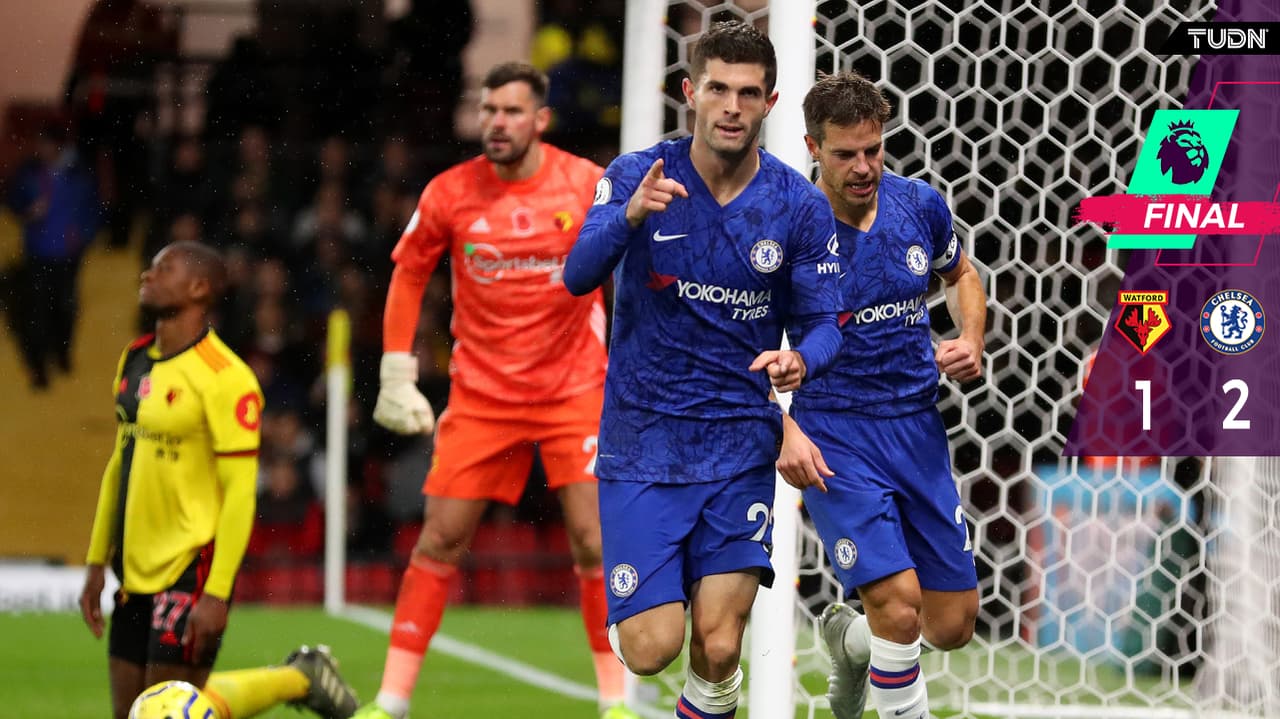 Christian Pulisic anota y Chelsea es tercero en la Premier League