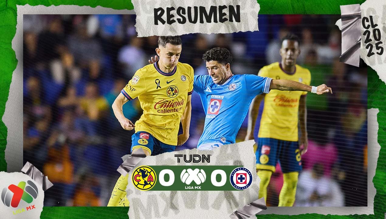 Resumen | América y Cruz Azul no se hacen daño en el cierre de la jornada 15