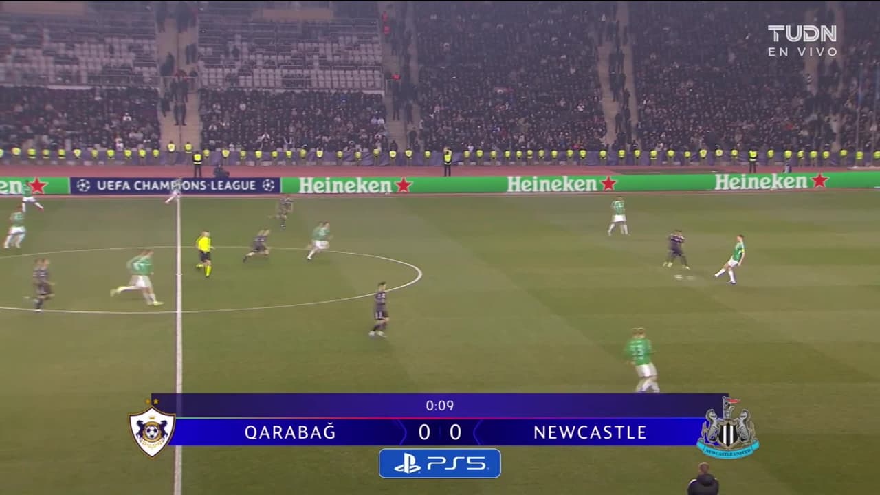 ¡EN VIVO! Qarabag vs Newcastle Playoffs Champions League síguelo aquí