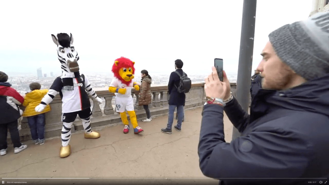 Así se vive el color de la Champions League en Lyon.