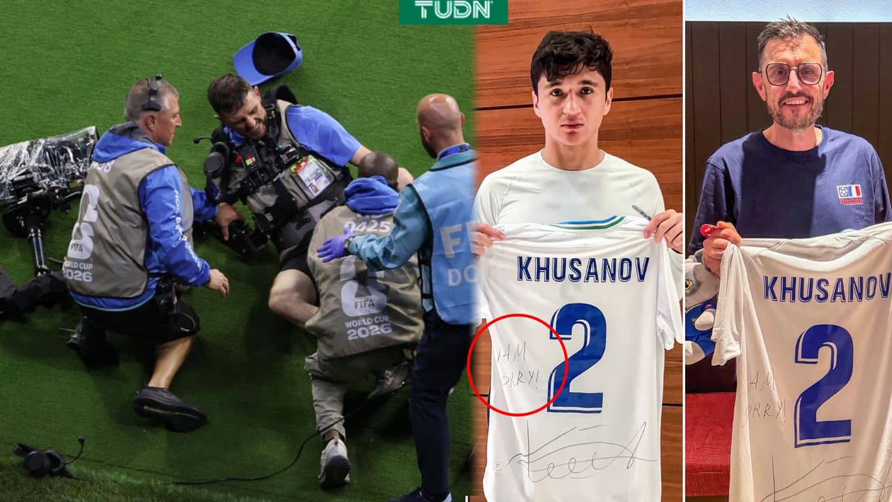 Así se disculpó Khusanov tras el accidente en el Mundial 2026 en el partido Uzbekistán vs. Colombia