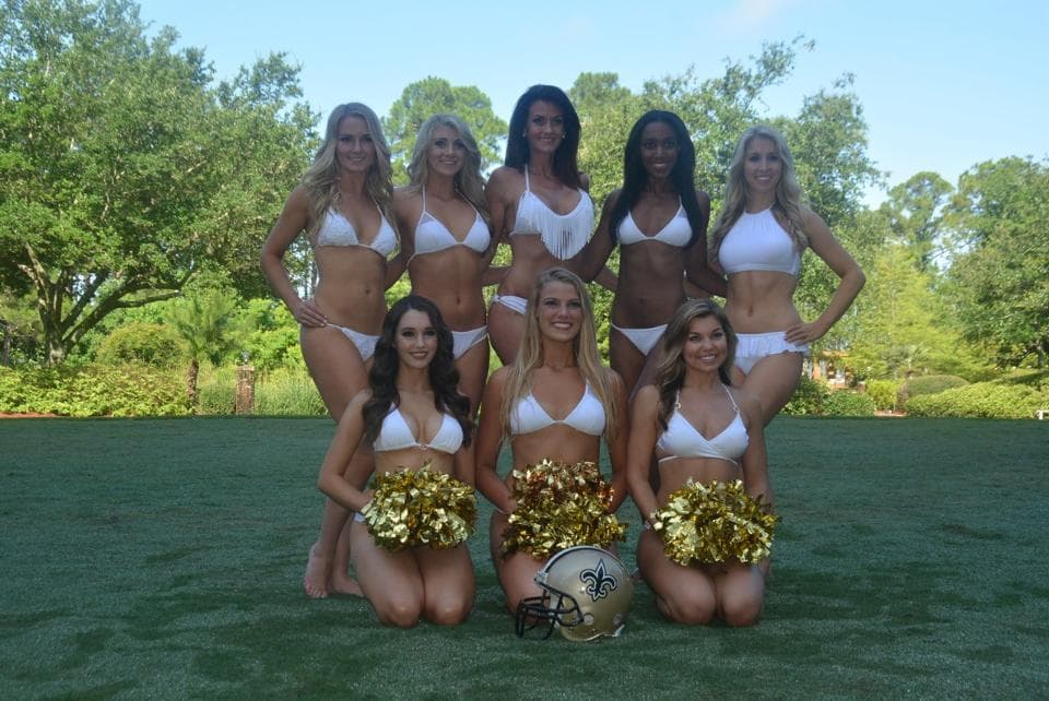 Mira a las bellezas de los New Orleans Saints durante su shooting para el Calendario 2016 (Fotos por Alex Restrepo y Ashley Amoss / New Orleans Saints).