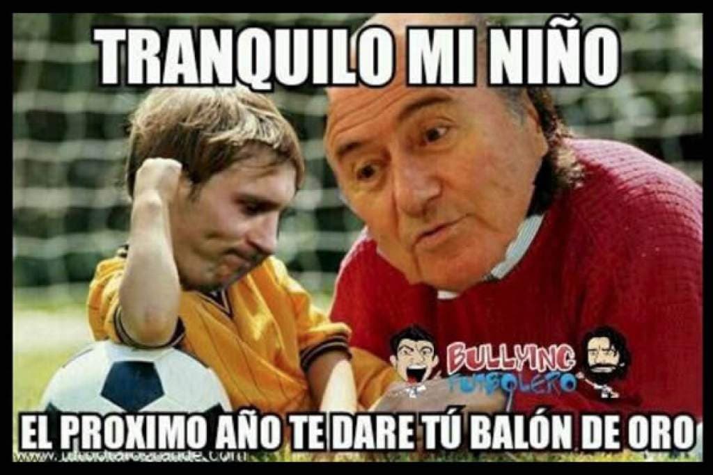 Memes ronaldo balon de oro