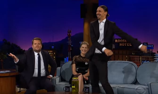 Zlatan Ibrahimović baila ‘Floss Dance’ para demostrar sus talentos ocultos en popular show de TV