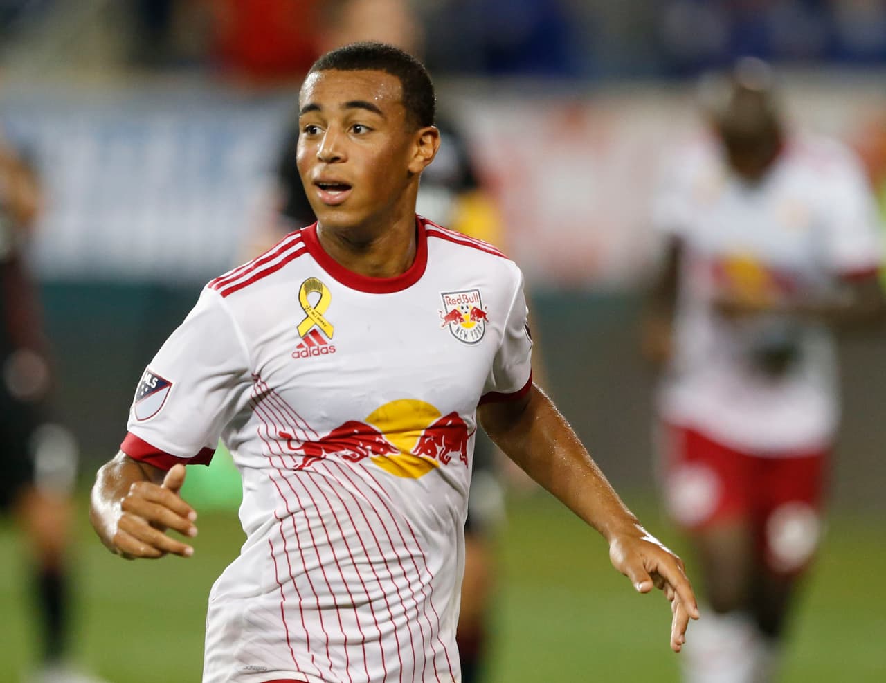 En un momento no demasiado feliz de su equipo, Tyler Adams destacó este fin de semana en unos Red Bulls que perdieron en su visita a Toronto FC. (USA Today Images)