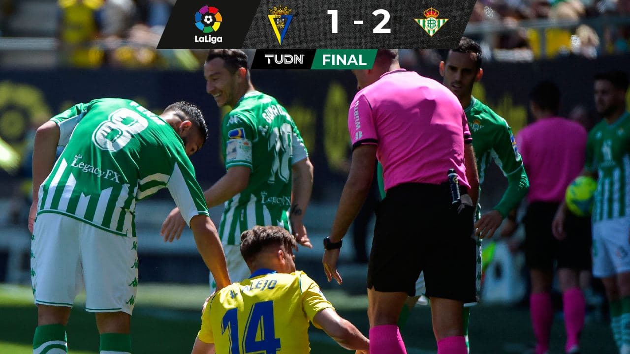 Betis con Guardado remonta al Cádiz y queda quinto