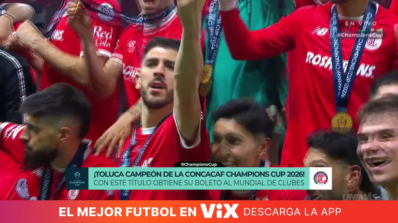 ¡23 años después Toluca levanta el título de Concacaf!