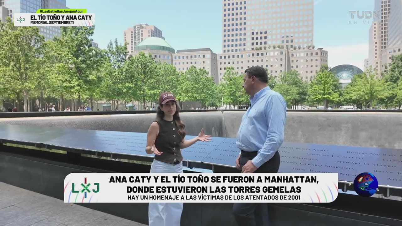 El tío Toño y Ana Caty visitan el National September 11 Memoria