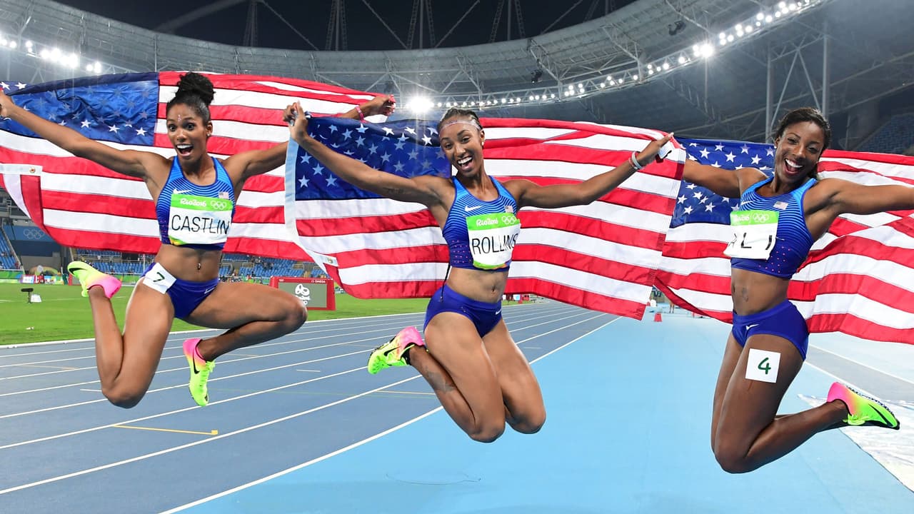 Oro, plata y bronce para Estados Unidos en 100 metros con vallas