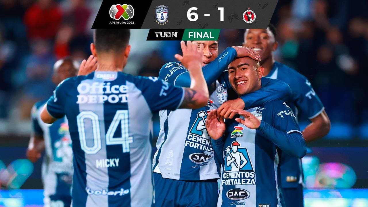 Érick Sánchez conduce al Pachuca a goleada humillante para Xolos