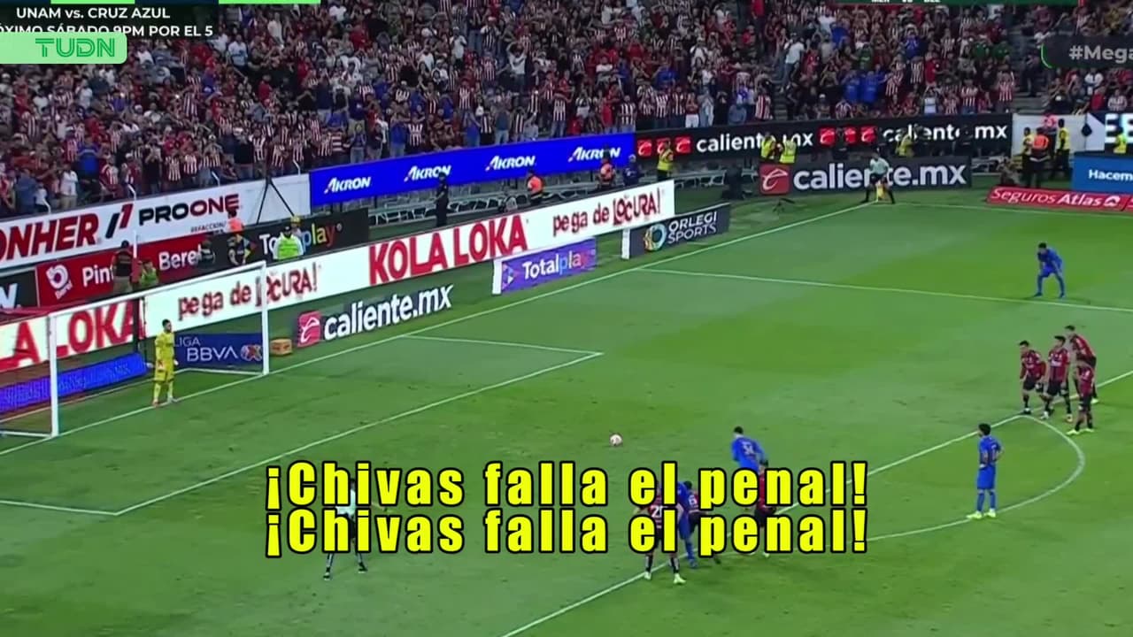 ¡Chivas falla el penal! El oso de la jornada para el Rebaño