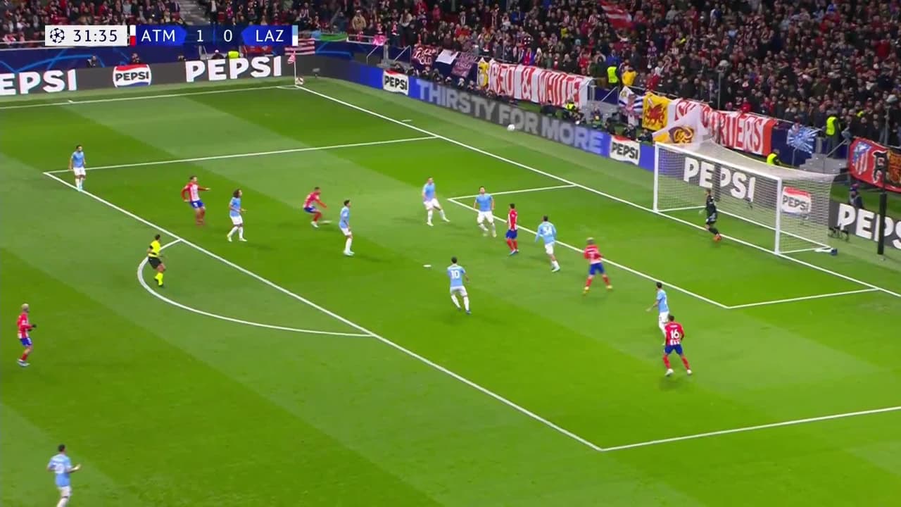 ¡TIRO ATAJADO! disparo por Samuel Lino.