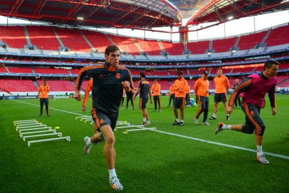 Los equipos entrenaron en pleno.