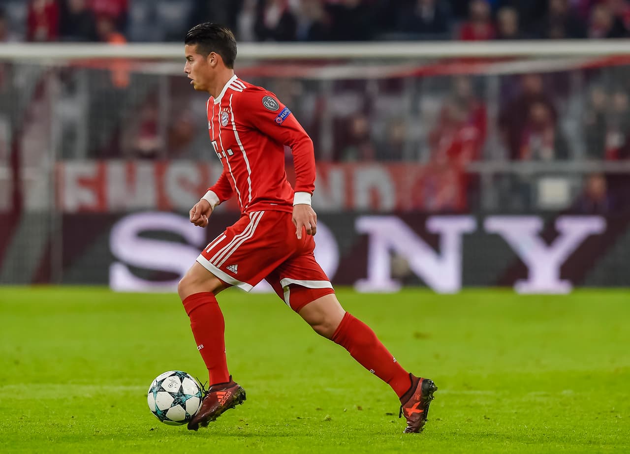Mediocampista: James Rodríguez (F.C. Bayern Múnich)