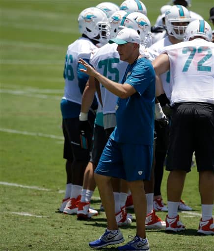 Las mejores tomas de las actividades organizadas de los Miami Dolphins rumbo a la temporada 2015 (AP-NFL).