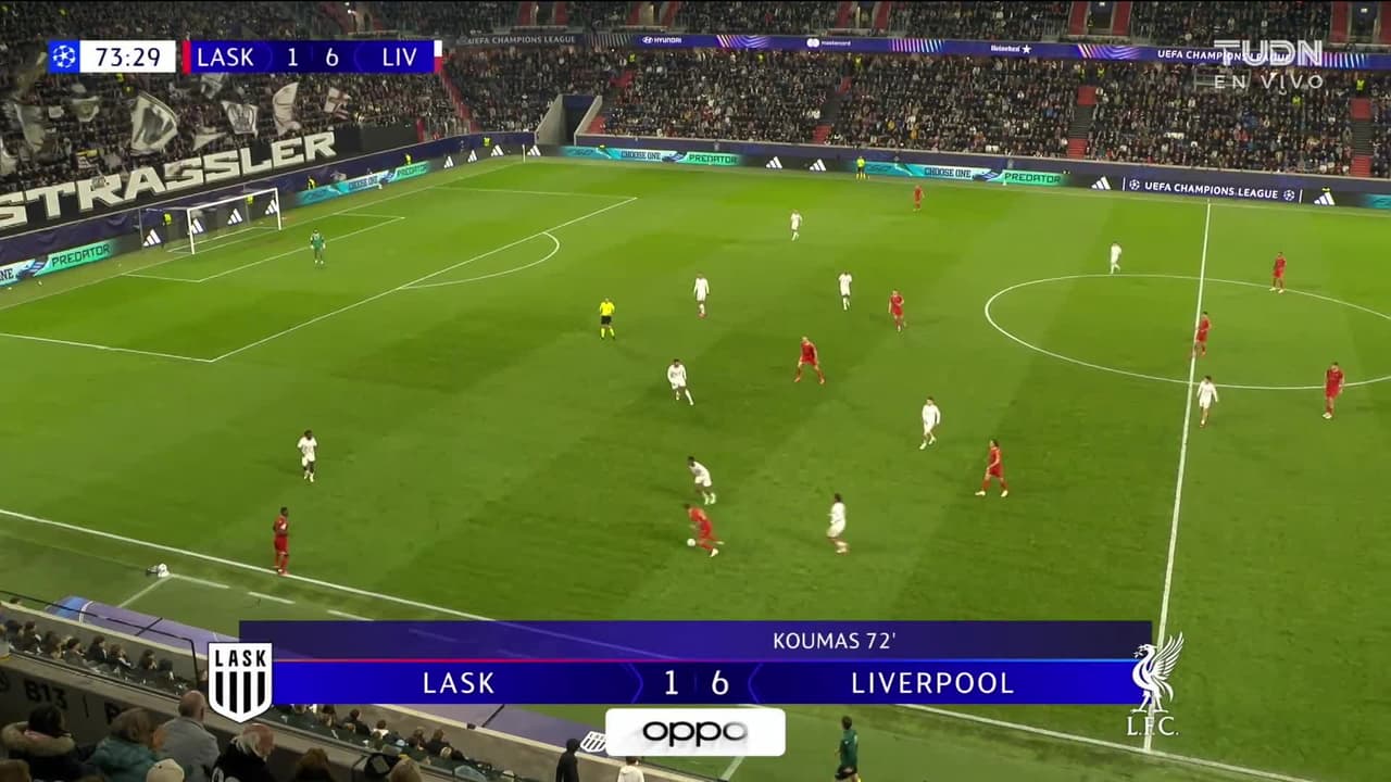 ¡GOL!  anota para LASK. Florian Flecker