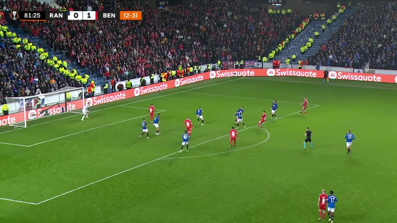 ¡TIRO ATAJADO! disparo por Alexander Bah.