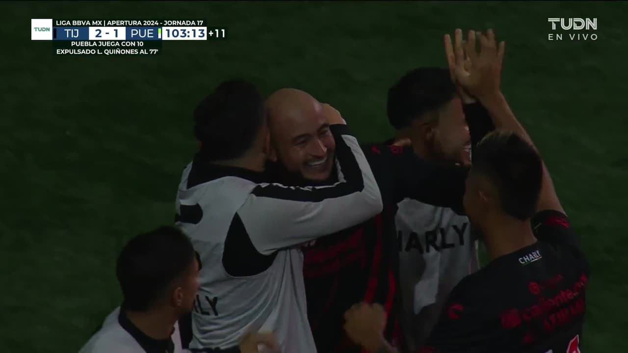 ¡Gool de Xolos! 'Cocoliso' anota el 2-1 y Tijuana apunta a Play-in