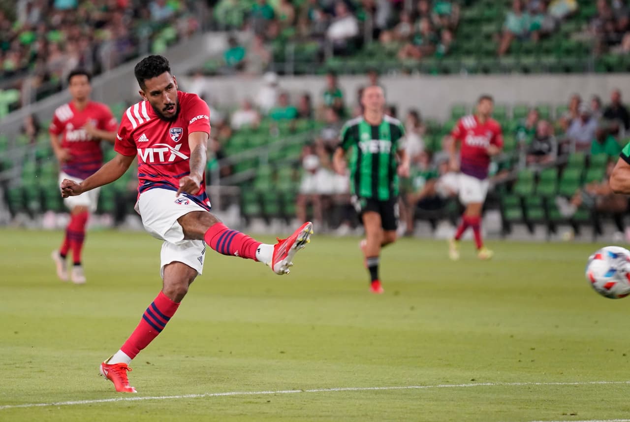 El canterano Jesús Ferreira anotó dos tantos en la goleada 5-3 de FC Dallas sobre Austin FC.
<br>
