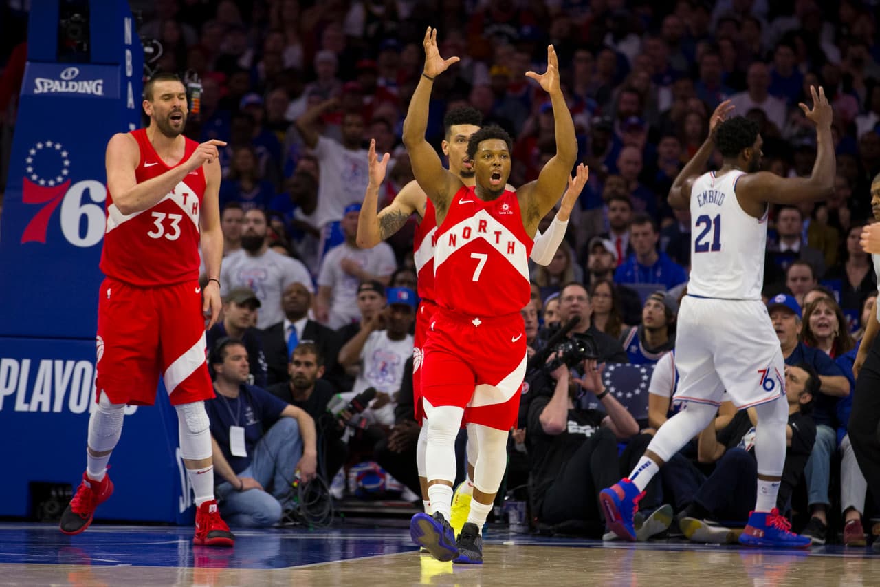 El jueves, de nuevo en el Wells Fargo Center, será el juego 5 de la serie, que en caso de ganar los Raptors volverán a casa para el sexto encuentro con ventaja.