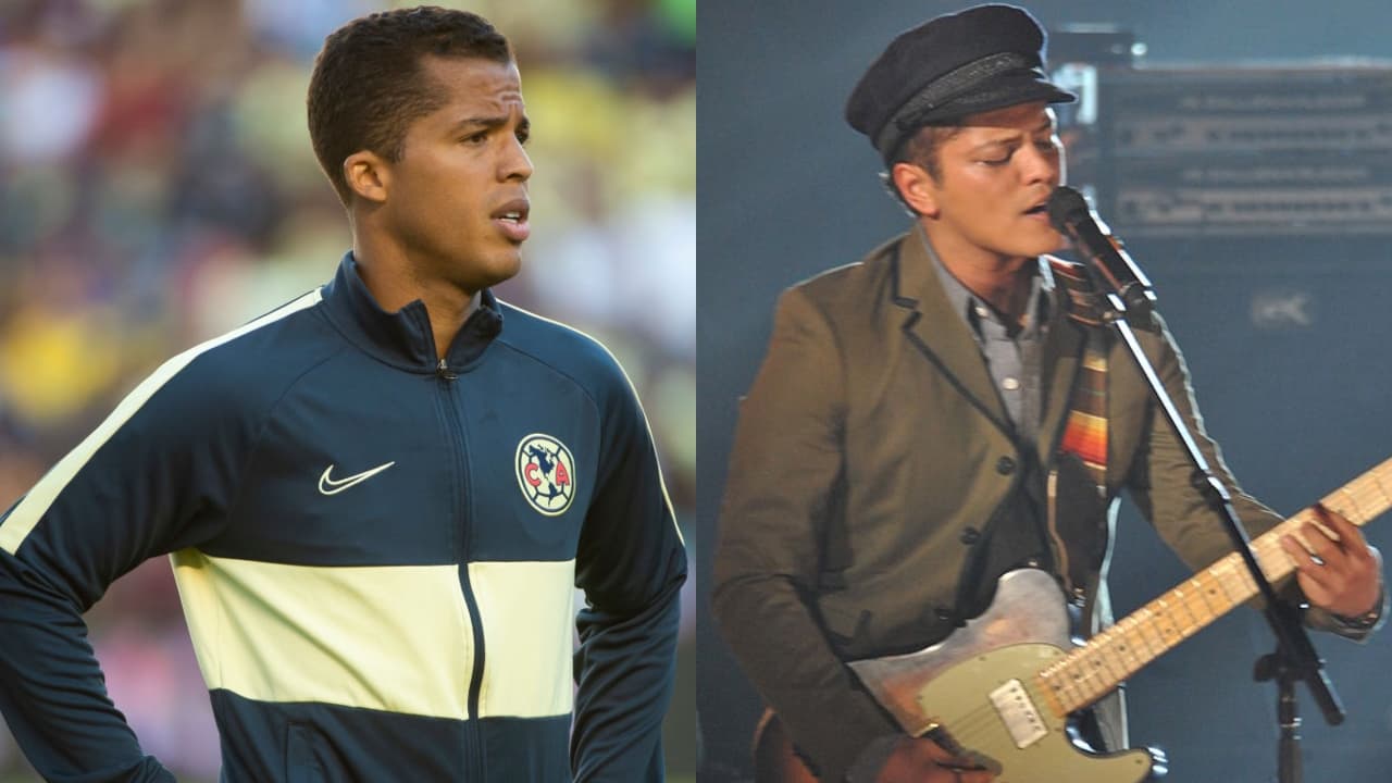 Giovani dos Santos y Bruno Mars | Ambos exitosos en su ramo. El parecido es innegable.