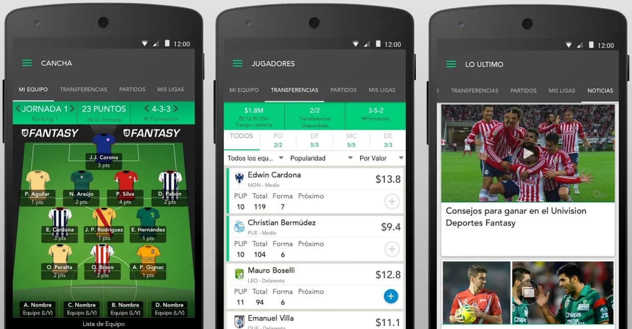 ¡El Univision Deportes Fantasy llegó al alcance de tus manos!