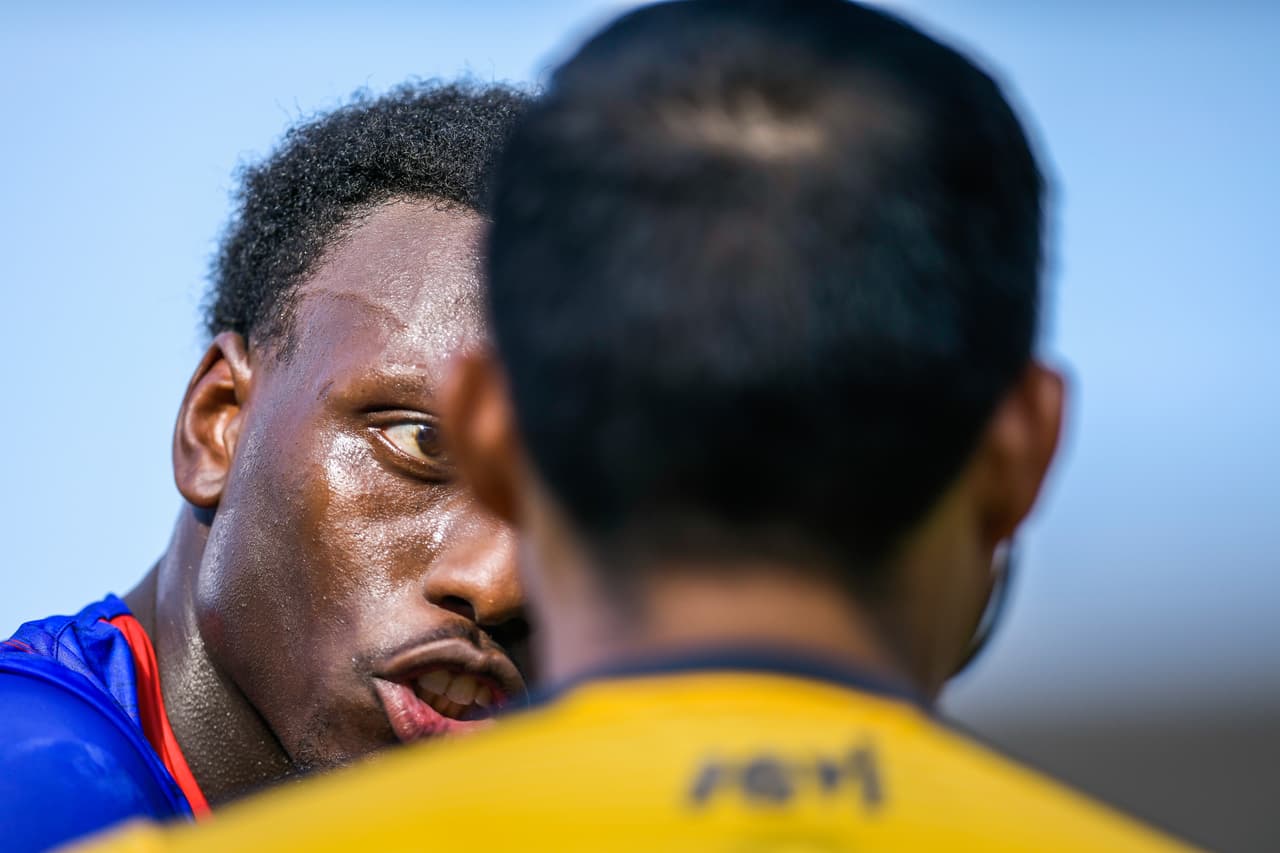 Haití reclamaba las entradas duras de los jugadores rivales.