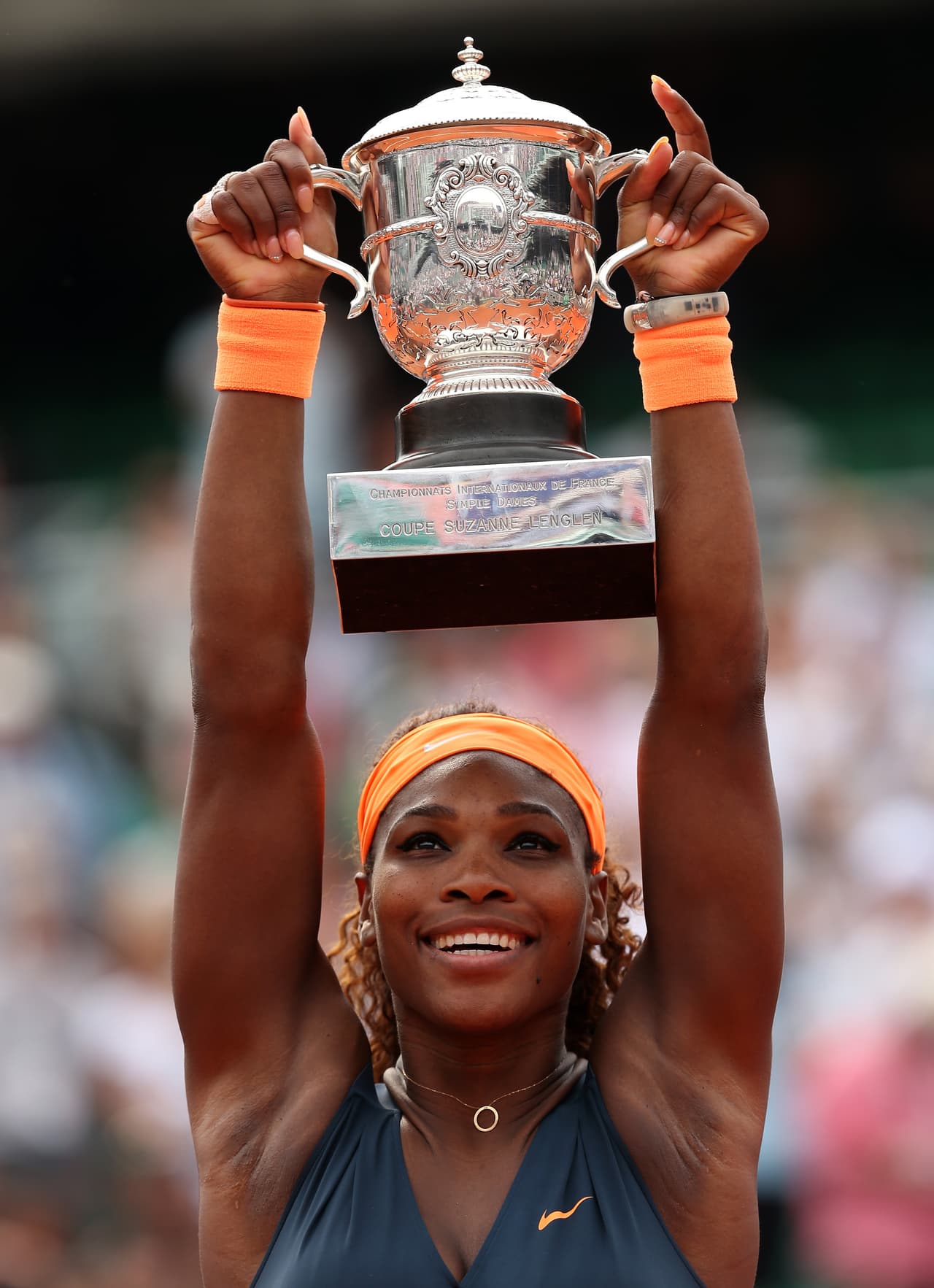 El Roland Garros ha sido el título más esquivo y pasaron 11 años para volver a ganarlo en 2013. Venció 6-4, 6-4 a la rusa María Sharapova.
