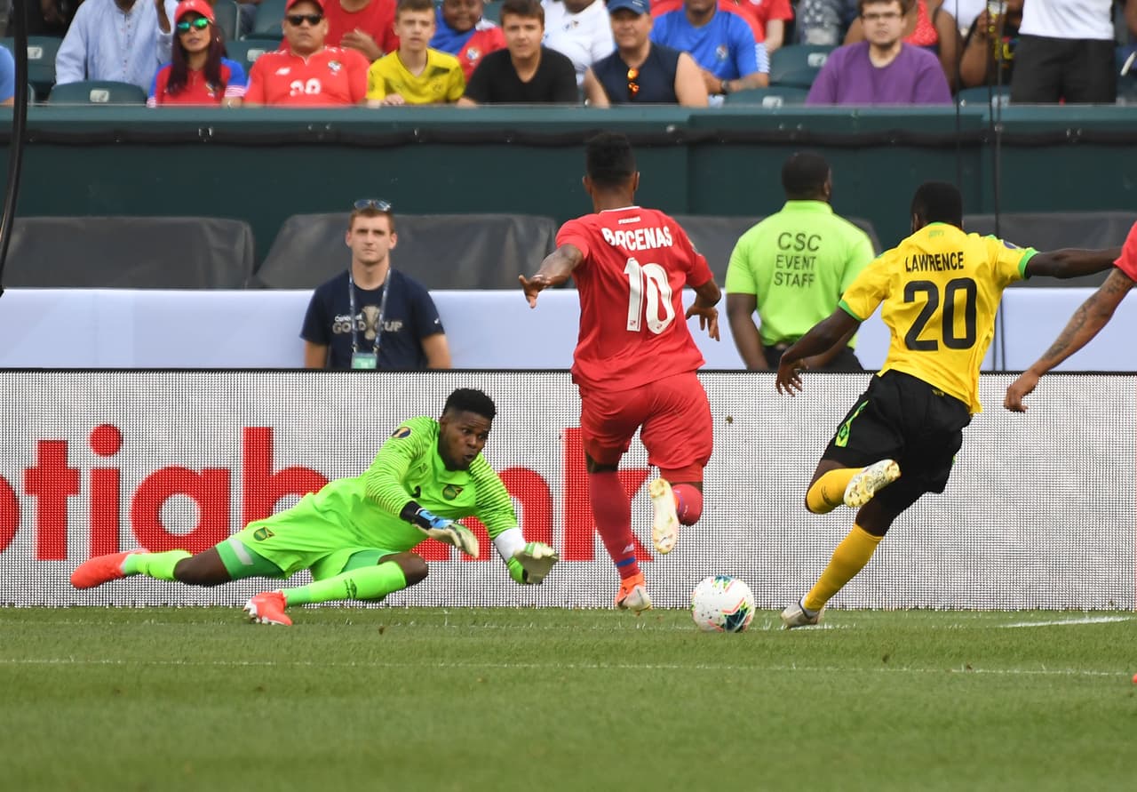 El arquero Andre Blake con sus oportunas intervenciones garantizó el cero en el arco de Jamaica.