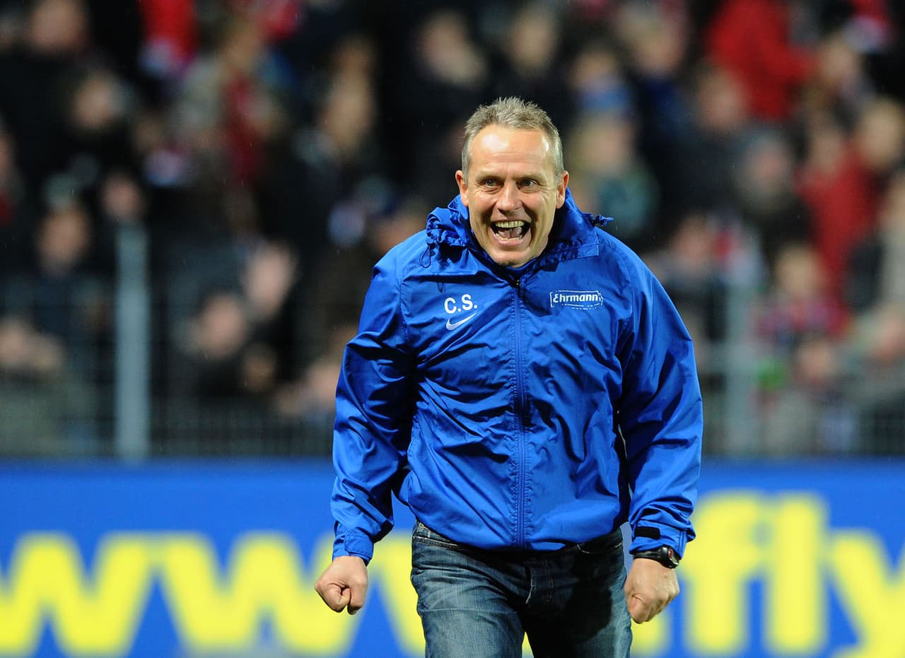 <b>3. Christian Streich (S.C. Freiburg) - </b>En
<b>enero de 2012 </b>se convirtió en el entrenador del Friburgo tras formarse en las menores del equipo y llegar a ser asistente del primer equipo desde el 2007.