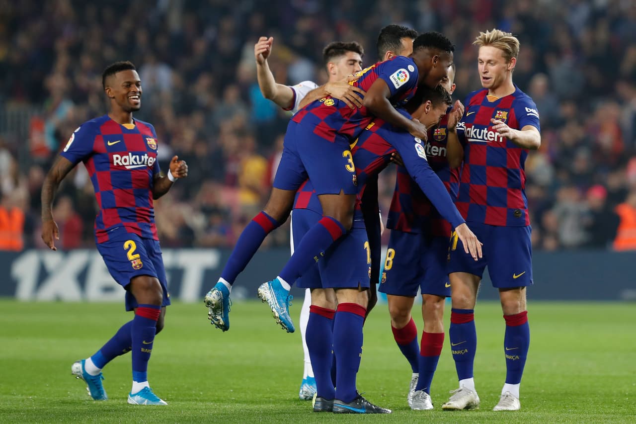 Al minuto 3, Clément Lenglet consiguó su tercer gol con el FC Barcelona.