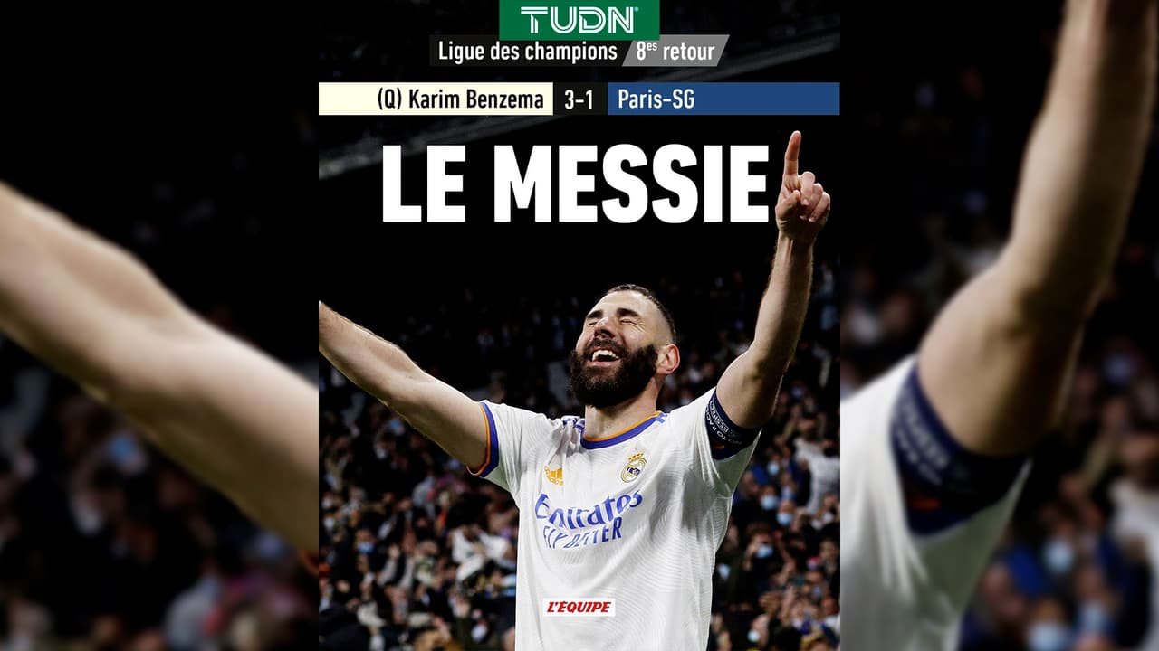Prensa francesa destaca a Benzema y tira indirecta a Messi