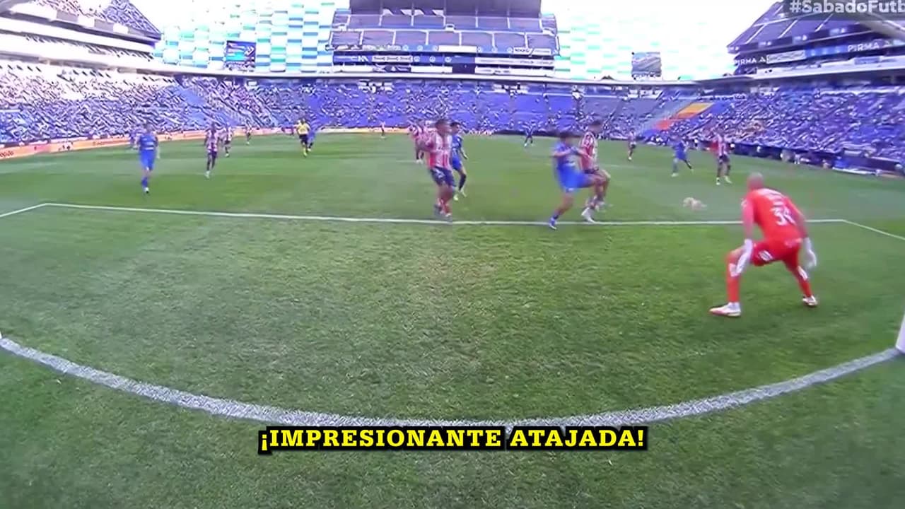 ¡ATAJADÓN! El arquero del San Luis salva a su equipo
